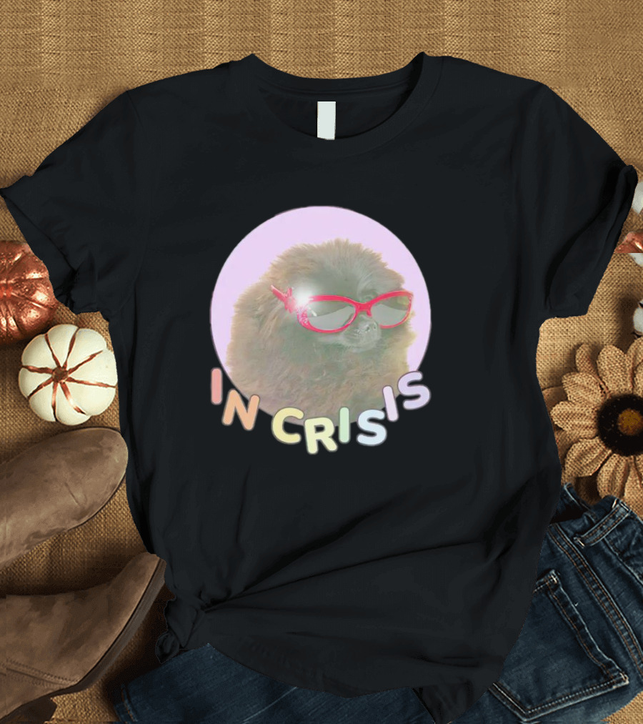 Dog In Crisis With Glasses T-Shirt