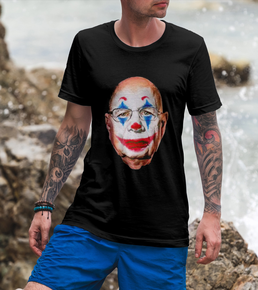 Klaus Schwab Joker Clown Face Paint T-Shirt