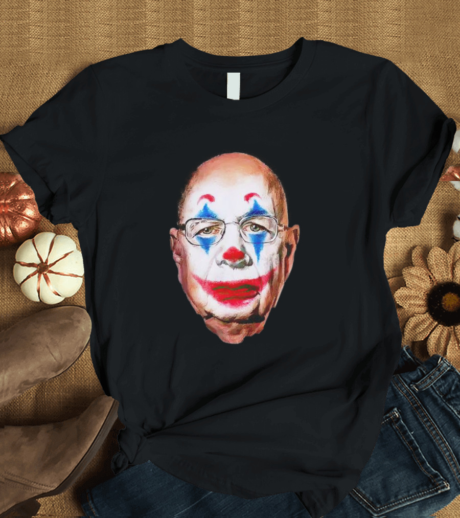 Klaus Schwab Joker Clown Face Paint T-Shirt