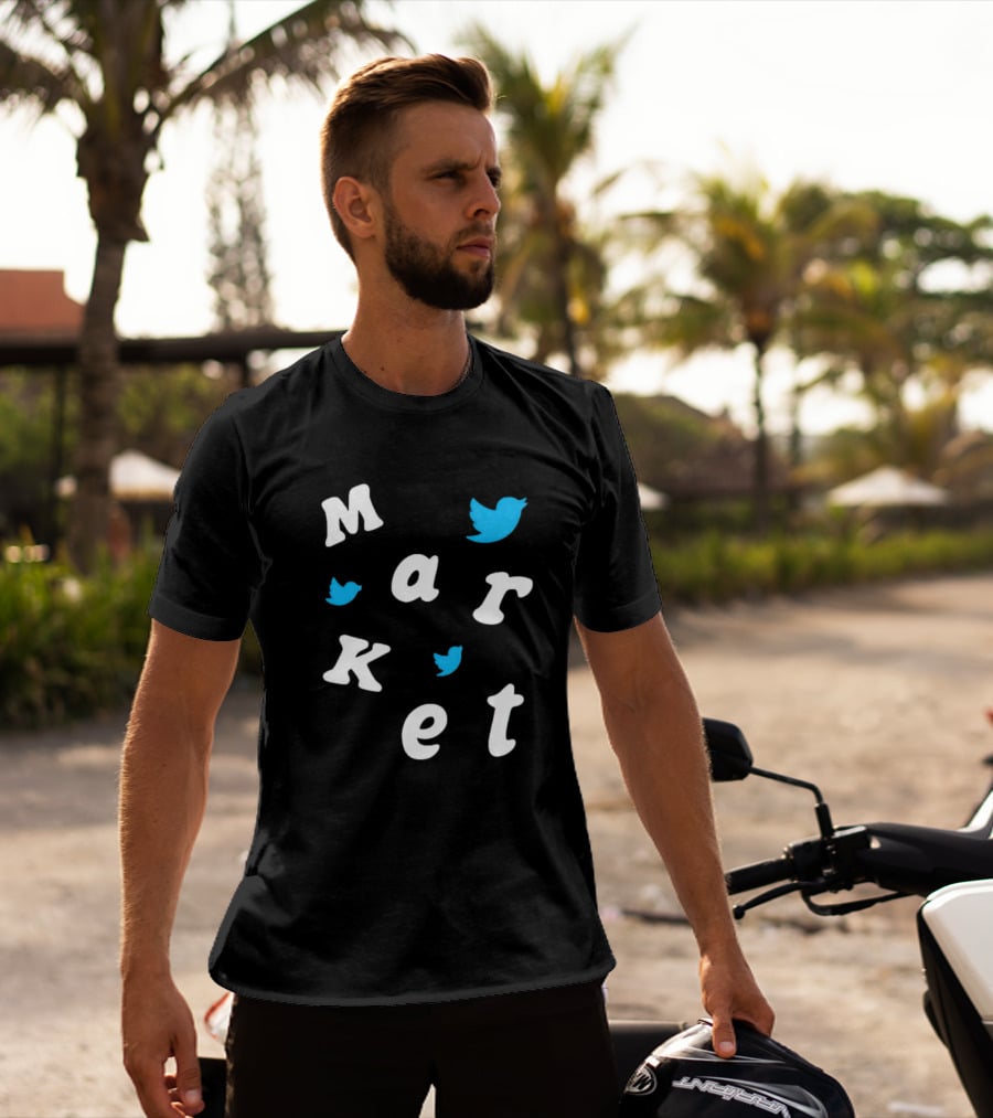 Market Twitter Bird T-Shirt