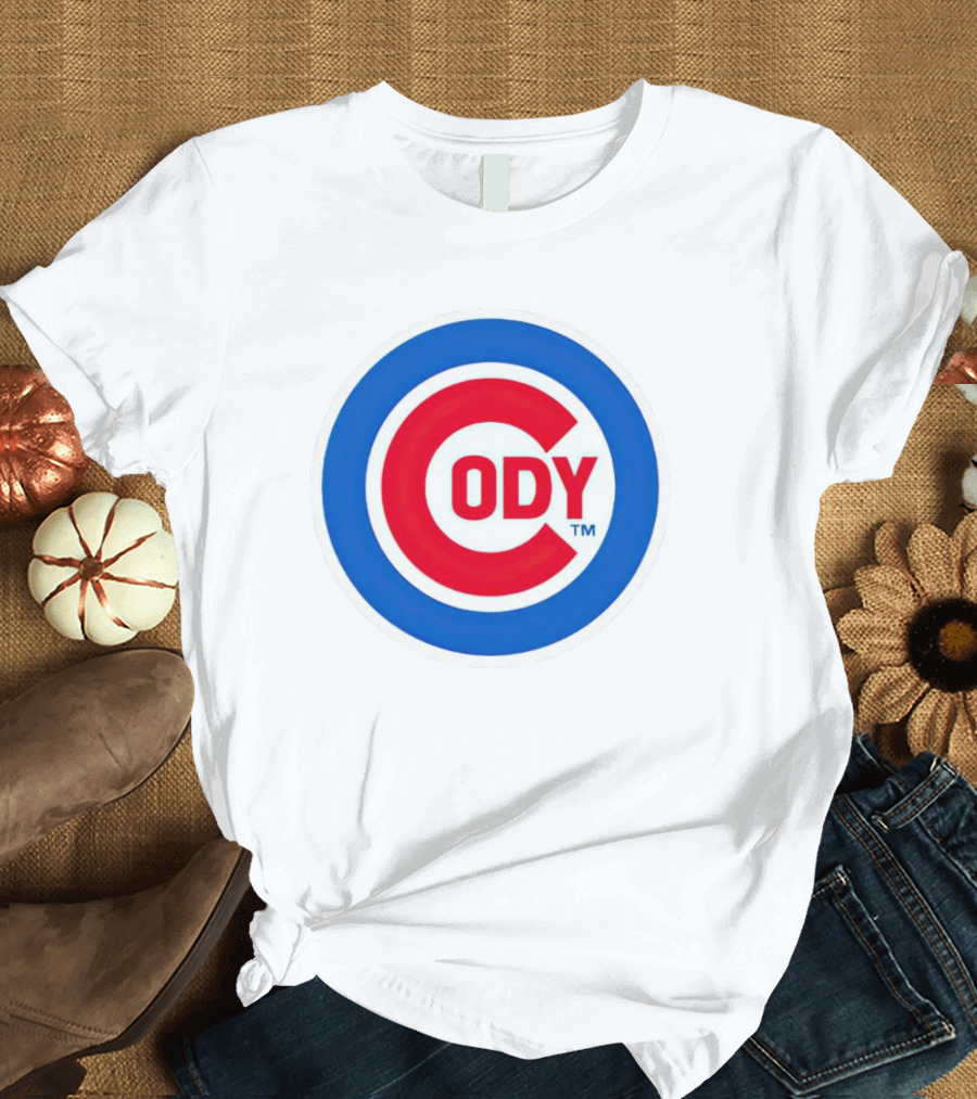Chicago Cubs Cody Logo Circle Emblem T-Shirt