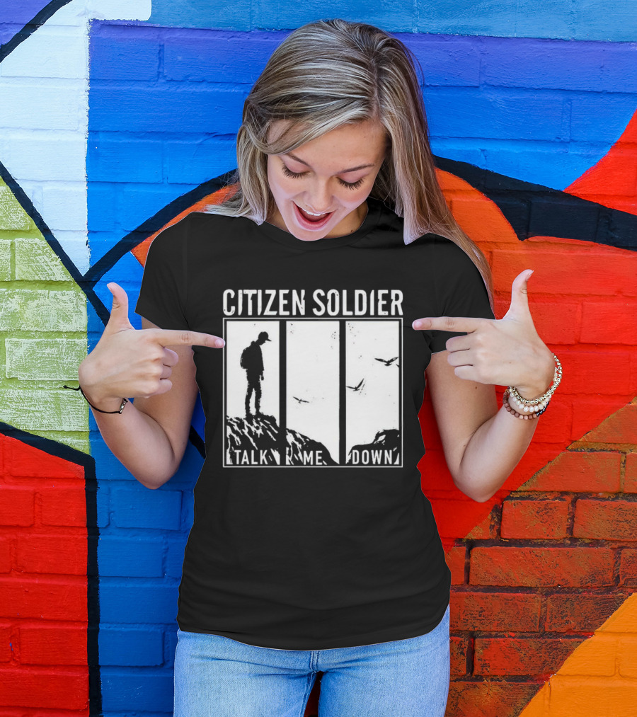 Citizen Soldier Talk Me Down Silhouette With Birds T-Shirt