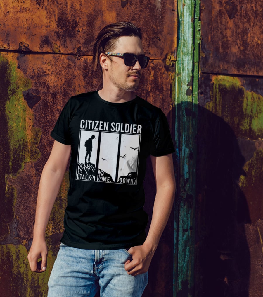 Citizen Soldier Talk Me Down Silhouette With Birds T-Shirt