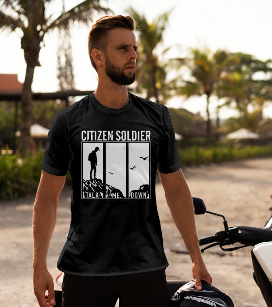 Citizen Soldier Talk Me Down Silhouette With Birds T-Shirt