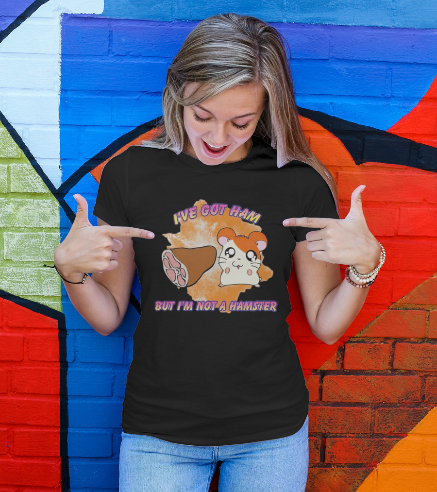 I've Got Ham Funny Cartoon Hamster Joke T-Shirt