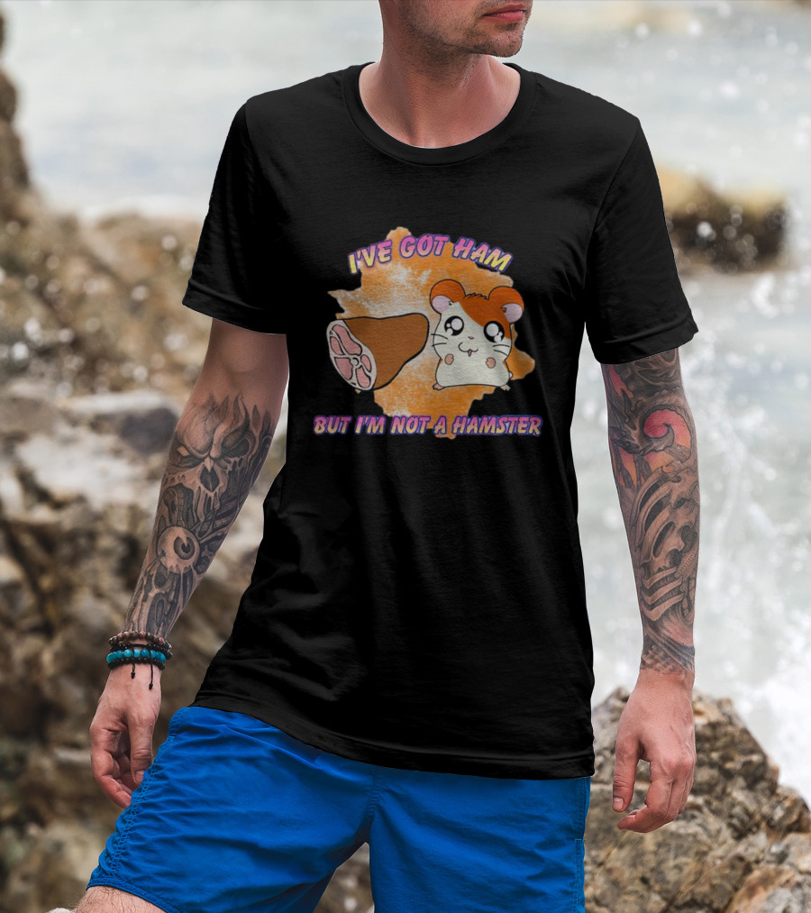 I've Got Ham Funny Cartoon Hamster Joke T-Shirt