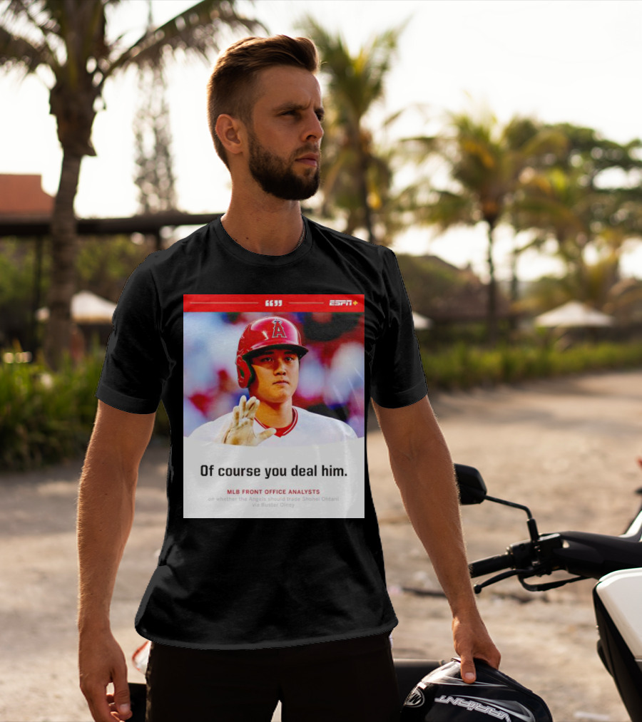 ESPN+ Shohei Ohtani MLB Front Office Analysts Trade Discussion T-Shirt