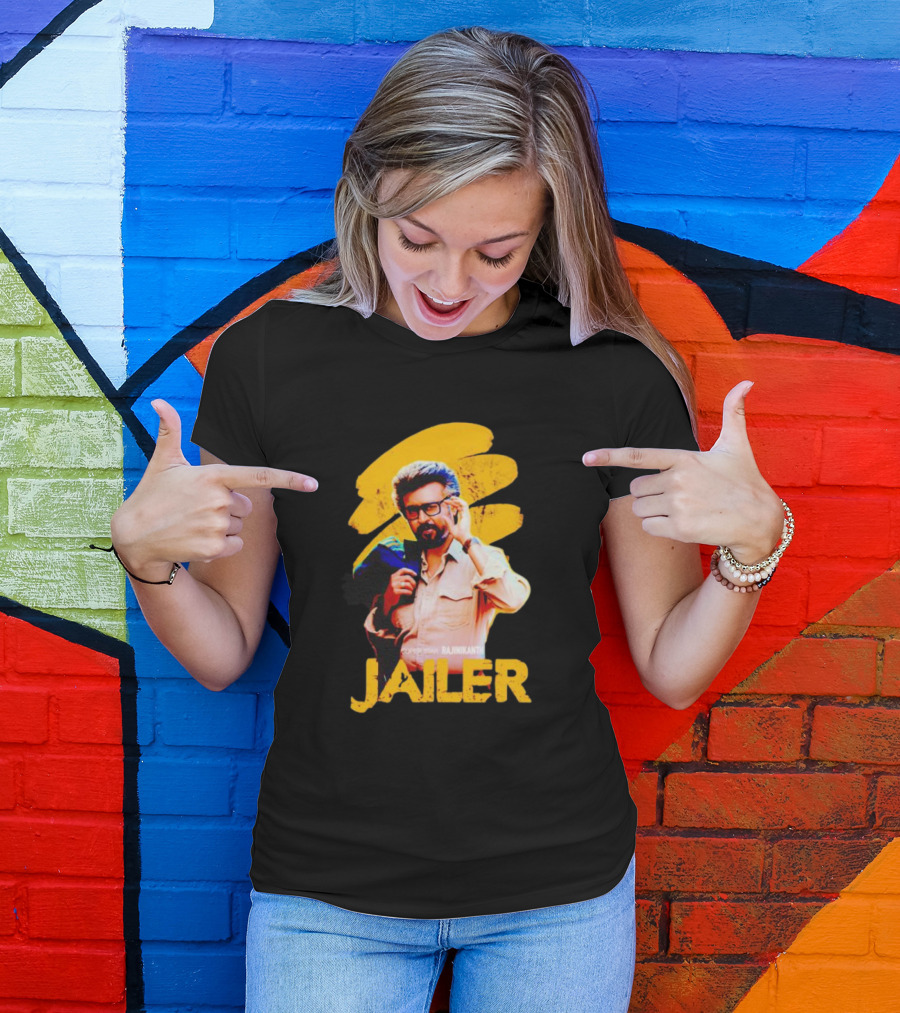 Super Star Rajinikanth Jailer Iconic T-Shirt
