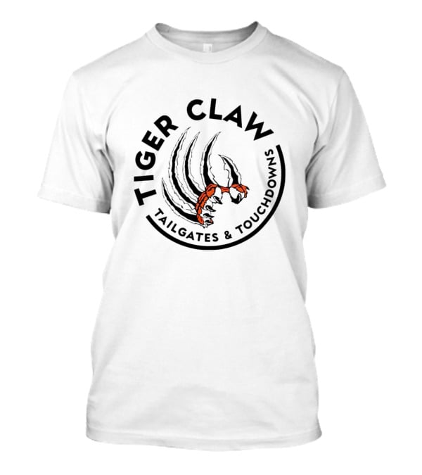 Cincinnati Bengals Tiger Claw Tailgates And Touchdowns T-Shirt