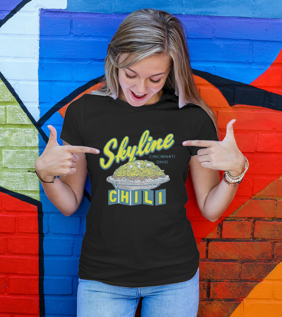 Skyline Chili Cincinnati Ohio Noodle Bowl T-Shirt
