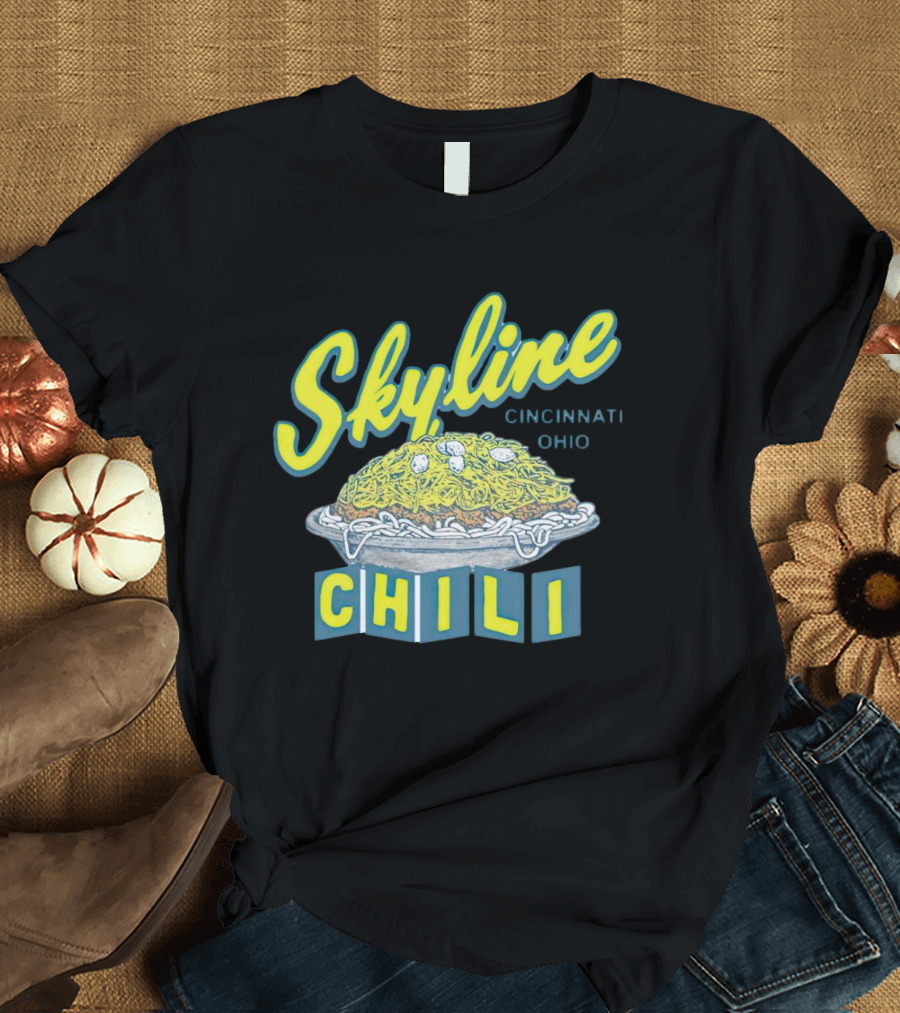 Skyline Chili Cincinnati Ohio Noodle Bowl T-Shirt