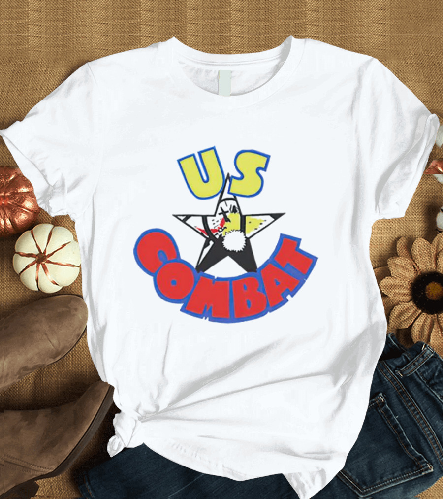 US Combat Star Fighter Power T-Shirt