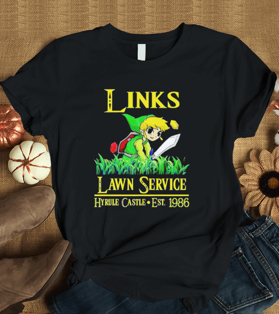 Links Lawn Service Hyrule Castle Est. 1986 T-Shirt