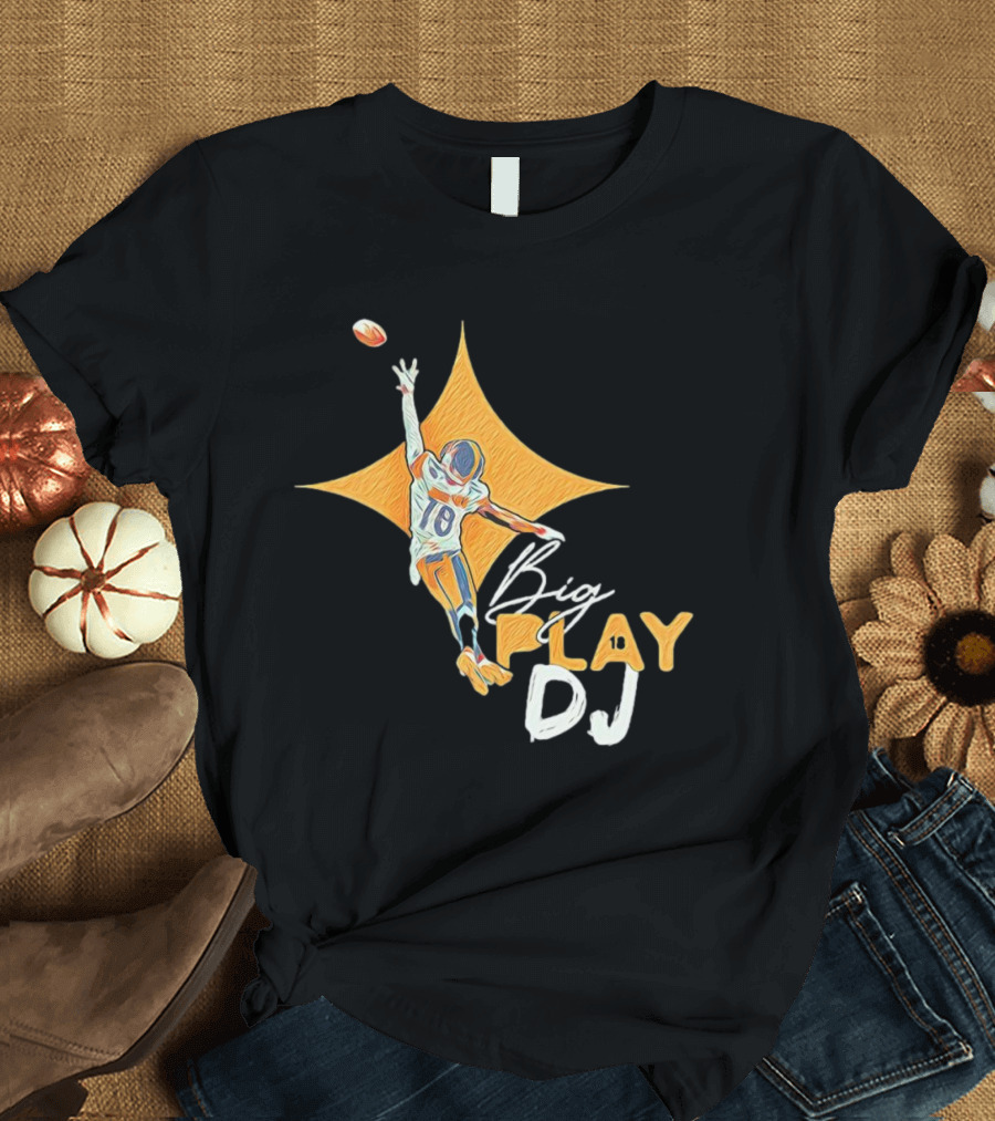Big Play DJ Pittsburgh Steelers Football Star Catch 18 T-Shirt