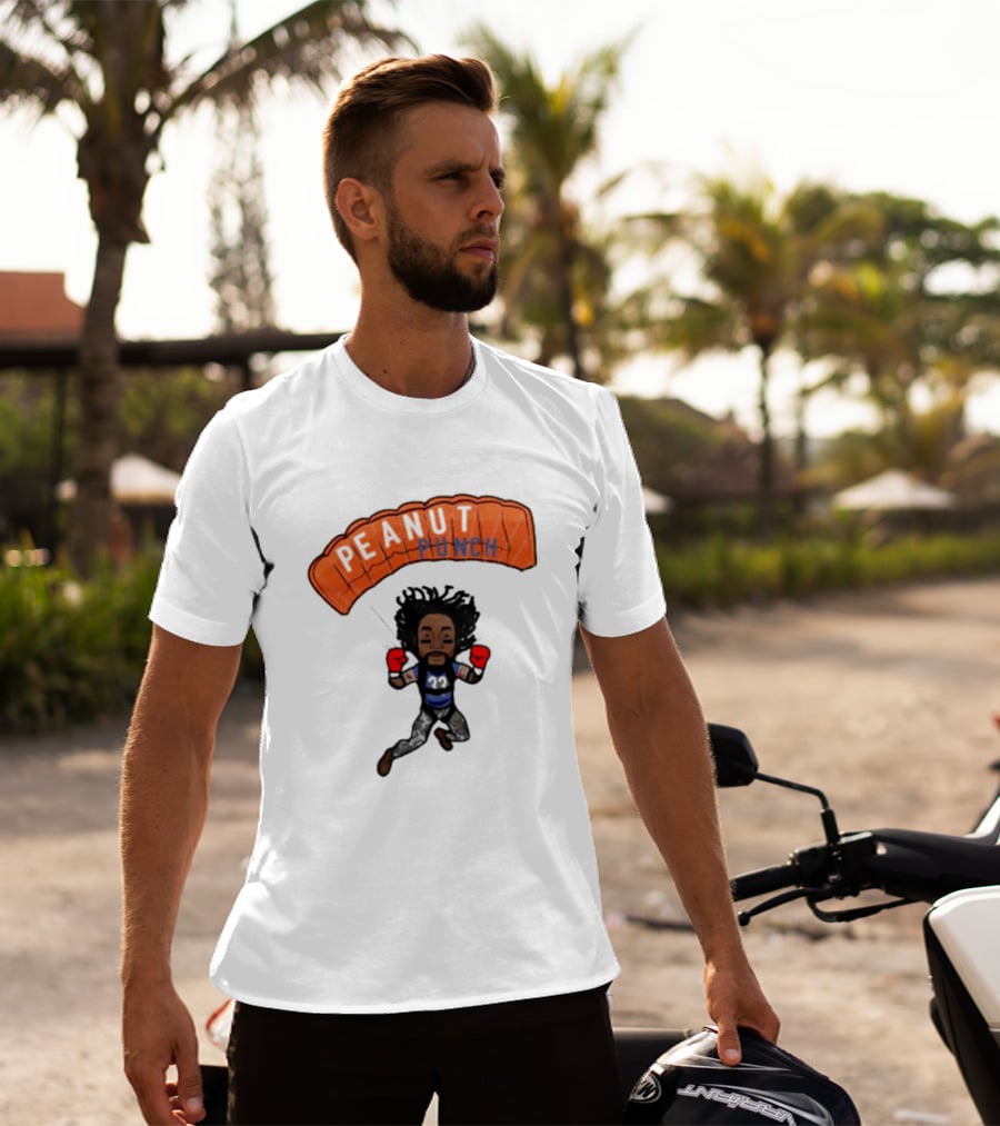 Charles Tillman Peanut Punch Parachute Skydiving Adventure T-Shirt