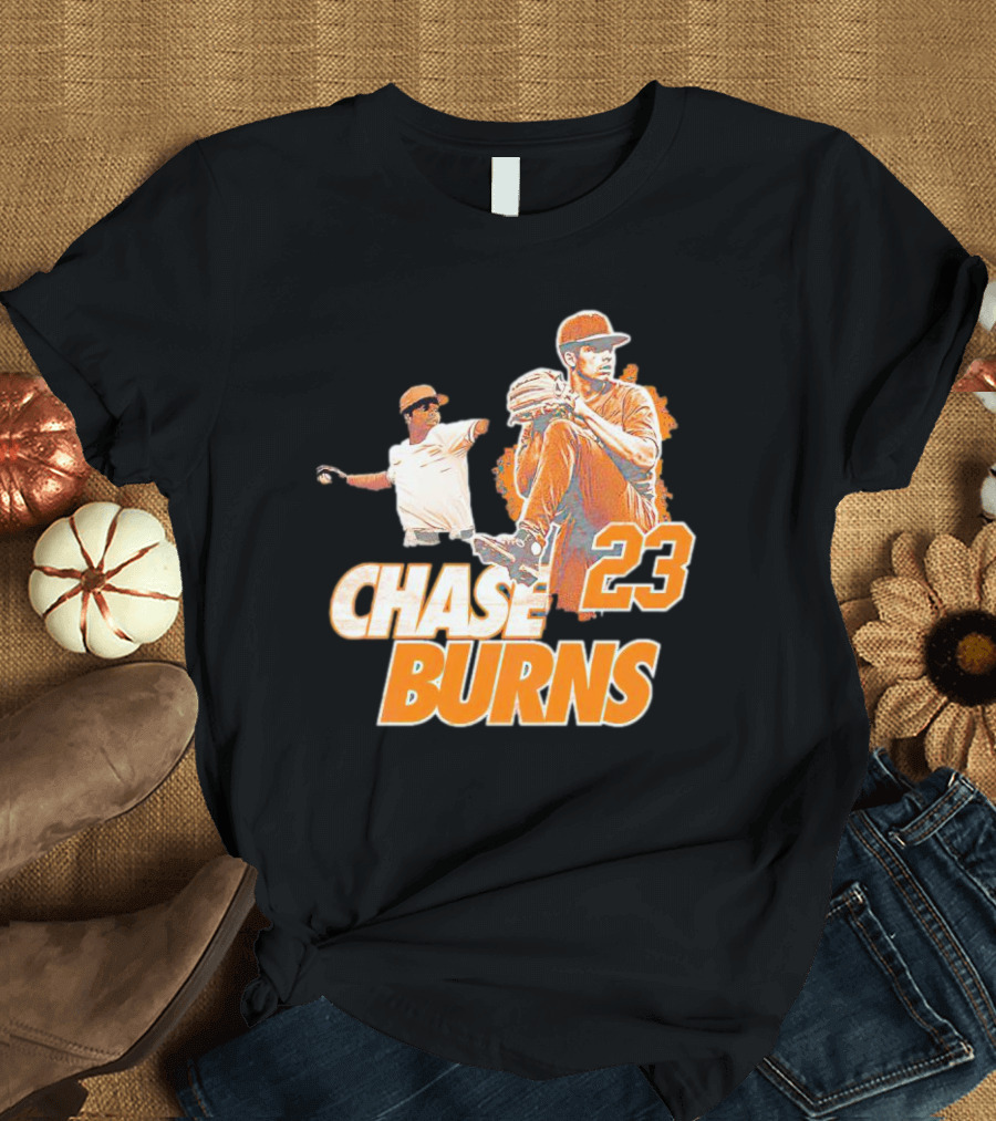 CHAS BURNS 23 Throw The Ball T-Shirt