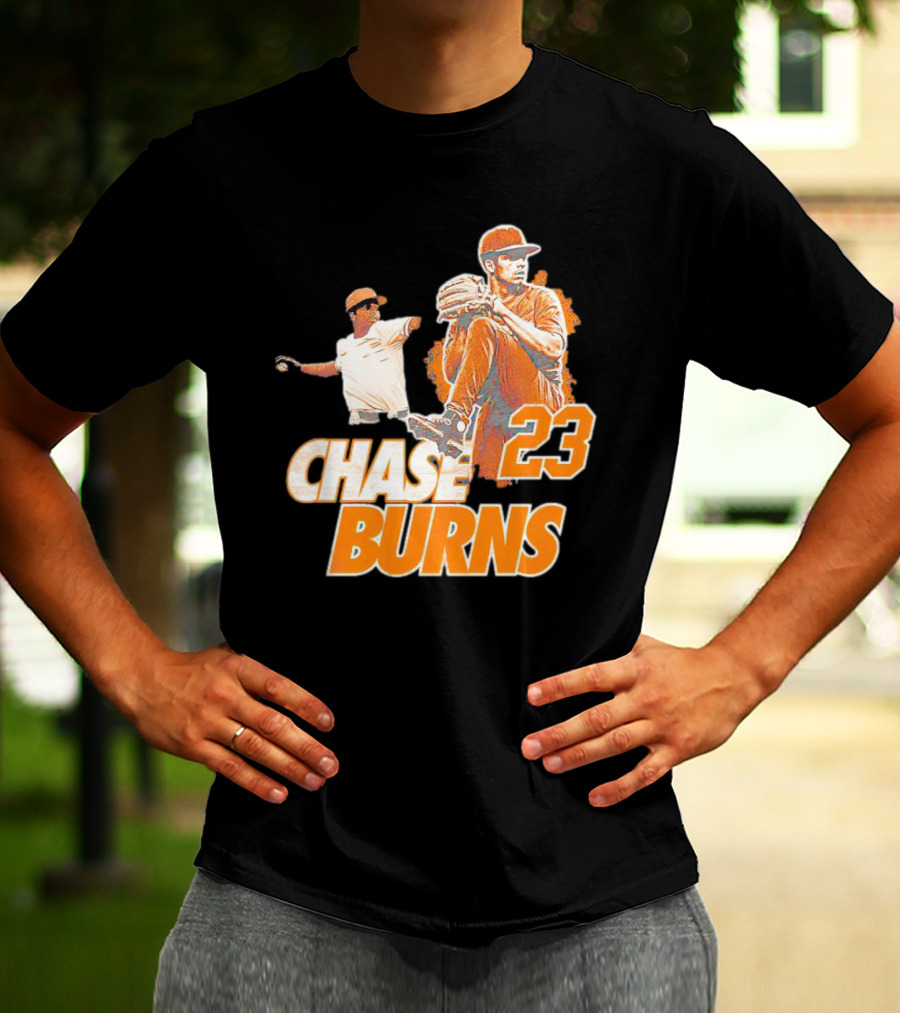 CHAS BURNS 23 Throw The Ball T-Shirt