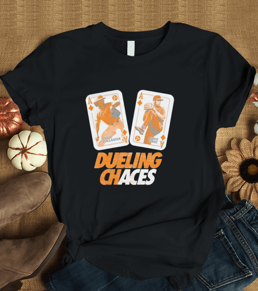 Dueling Chaces Chase Dollander Chase Burns Playing Cards T-Shirt
