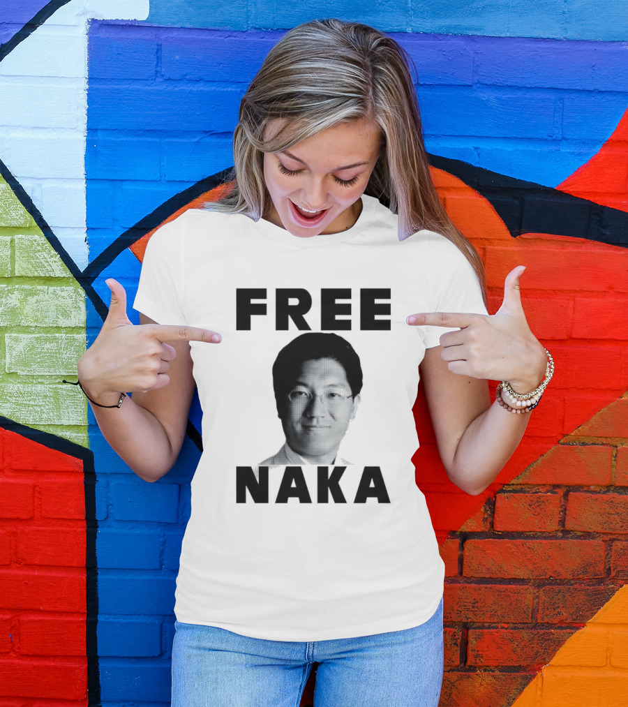 FREE NAKA Black White Pixelated T-Shirt