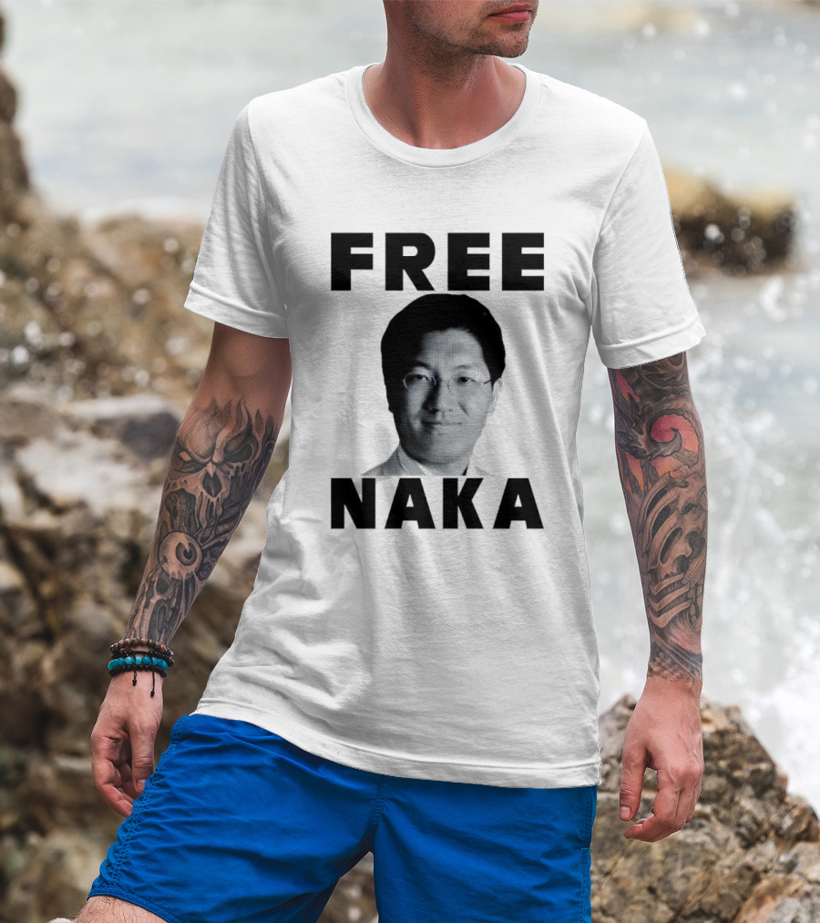 FREE NAKA Black White Pixelated T-Shirt