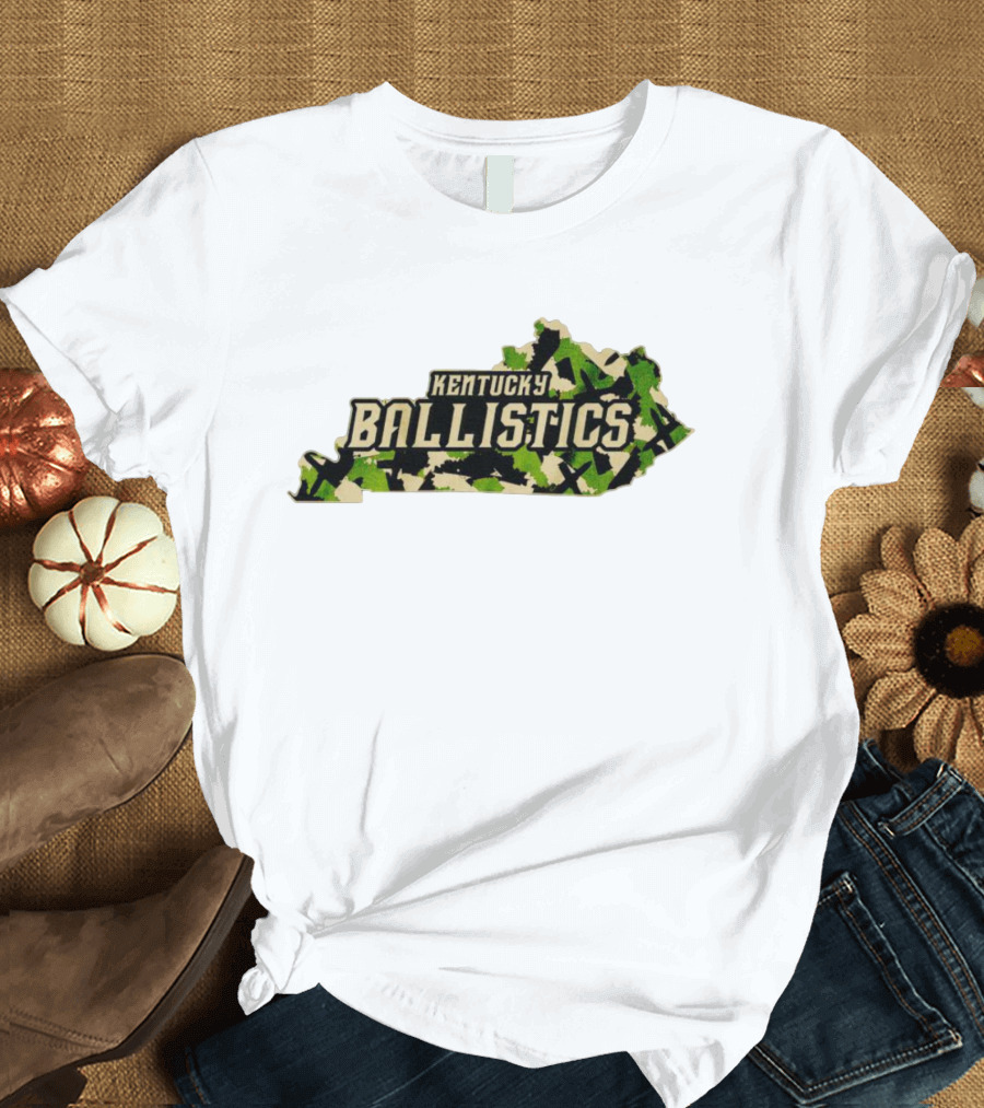 Kentucky Ballistics Camo State Shape T-Shirt