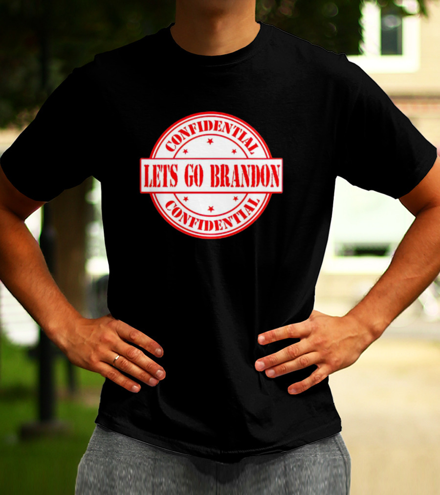 Let's Go Brandon Confidential Stamp T-Shirt