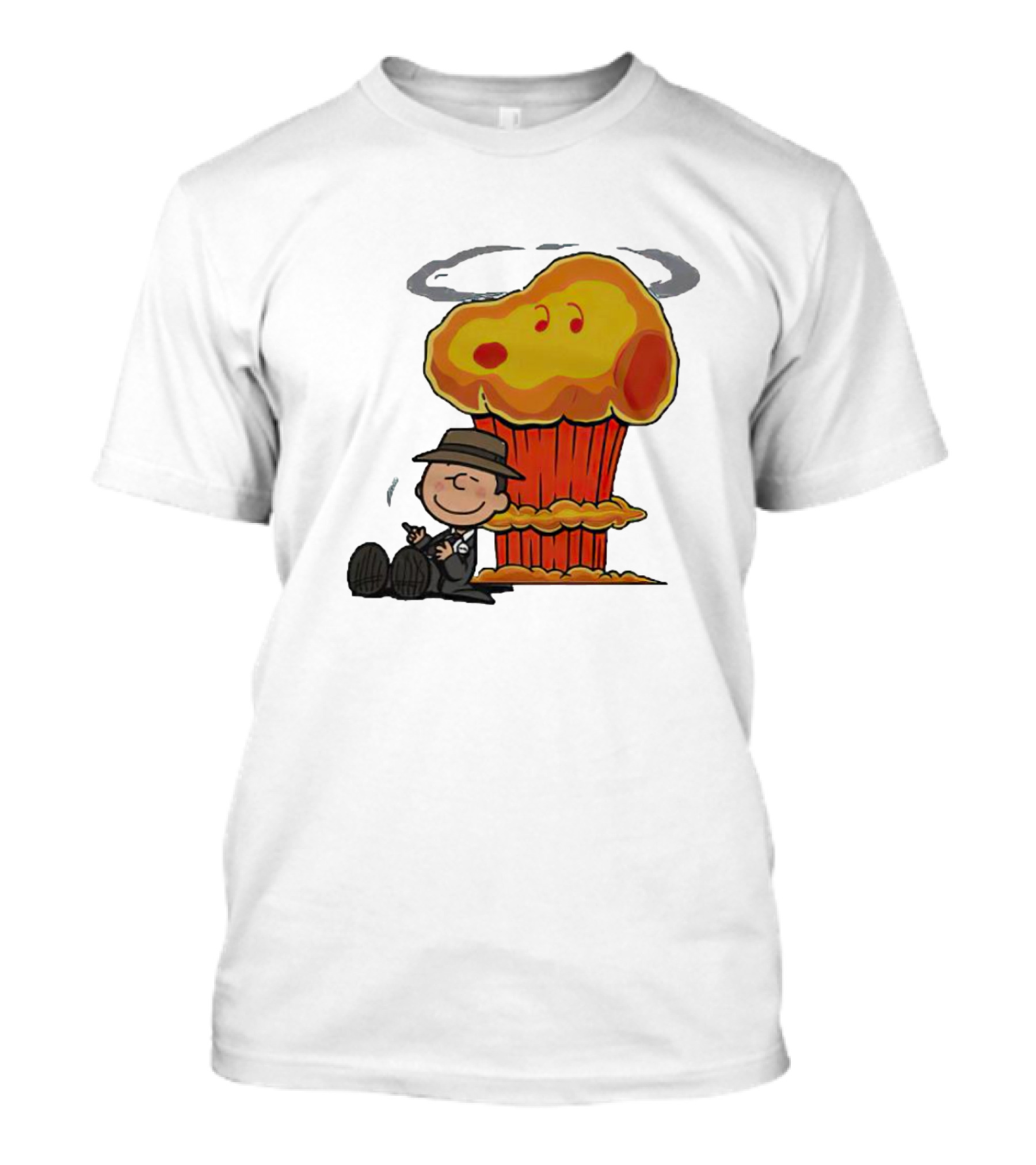 Oppeanutheimer Snoopy Explosion With Charlie Brown Smoking T-Shirt