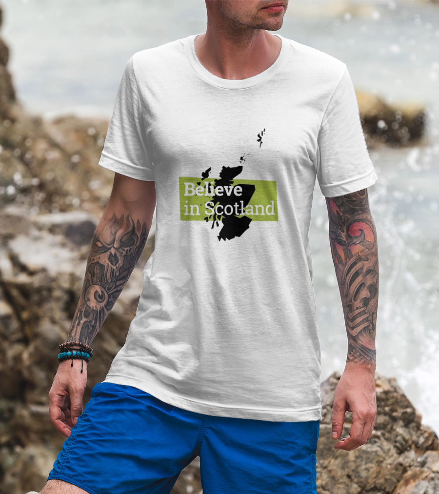 Believe In Scotland Map T-Shirt