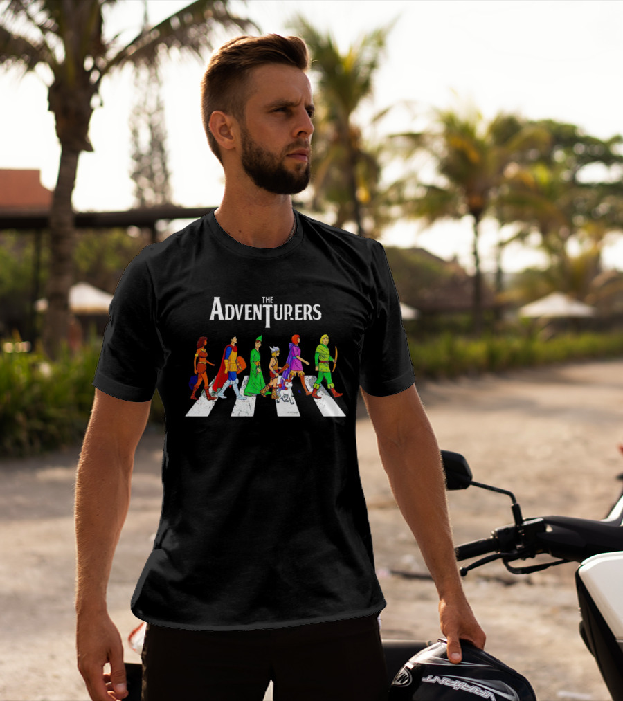 The Legend Of Zelda The Adventurers Abbey Road T-Shirt