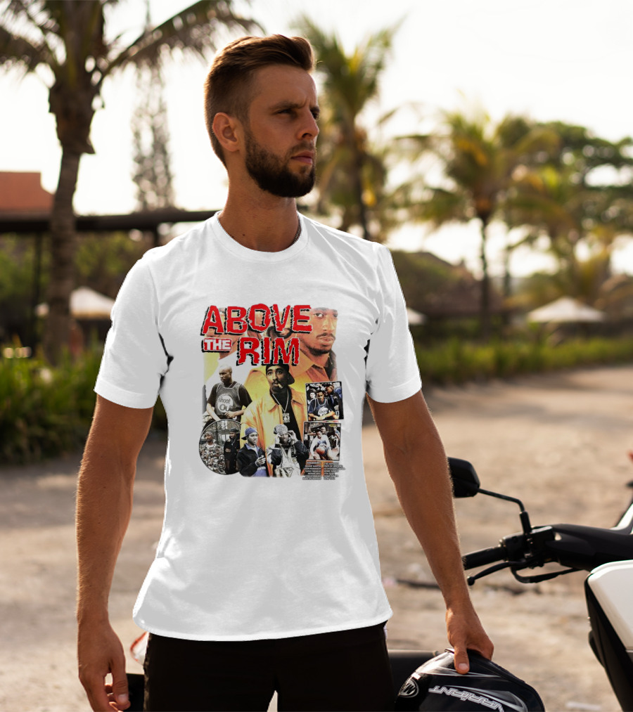 Above The Rim 2Pac Shoot Out Picture Collage T-Shirt