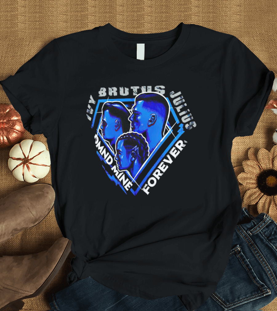 Ivy Brutus Julius Diamond Mine Forever Blue Portrait Trio T-Shirt