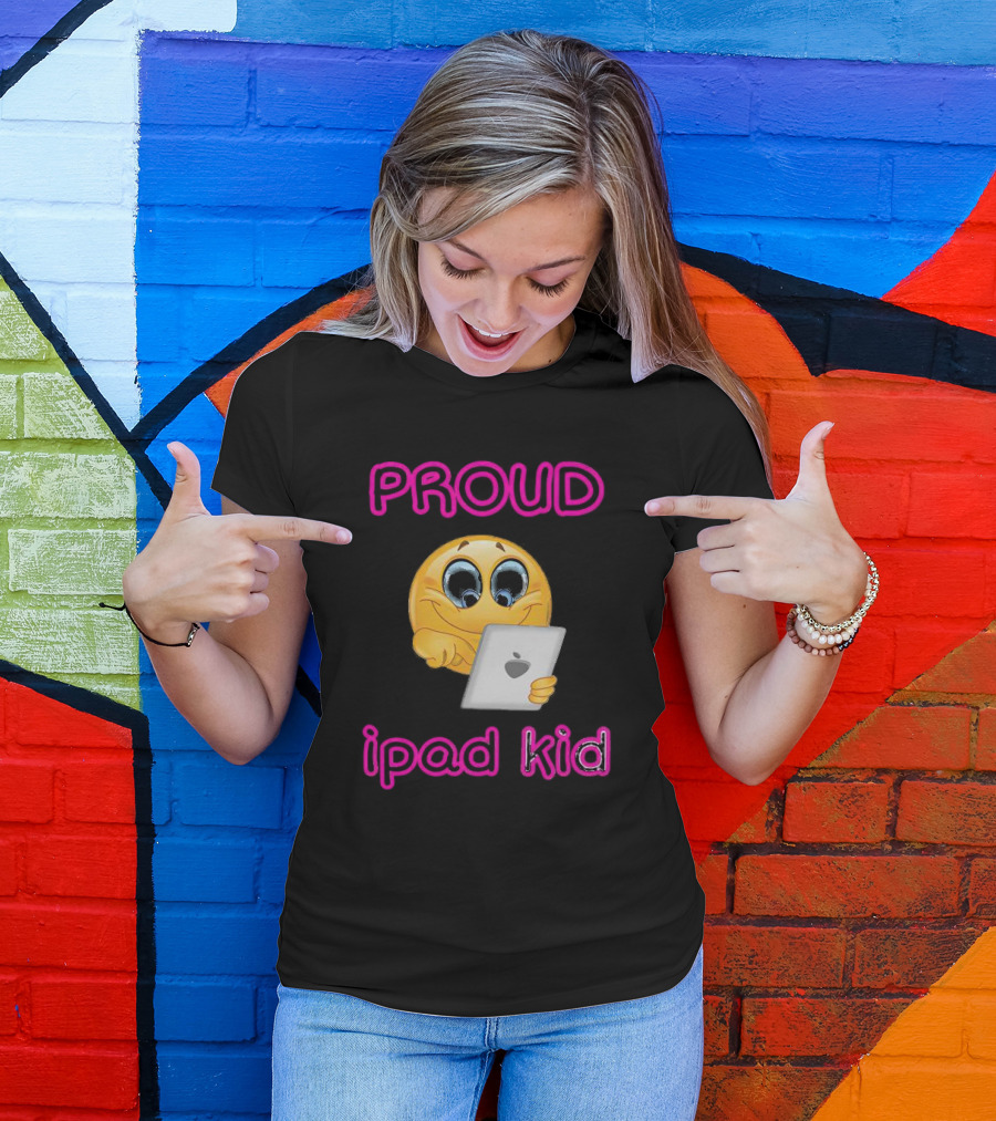 Proud IPad Kid Smile T-Shirt