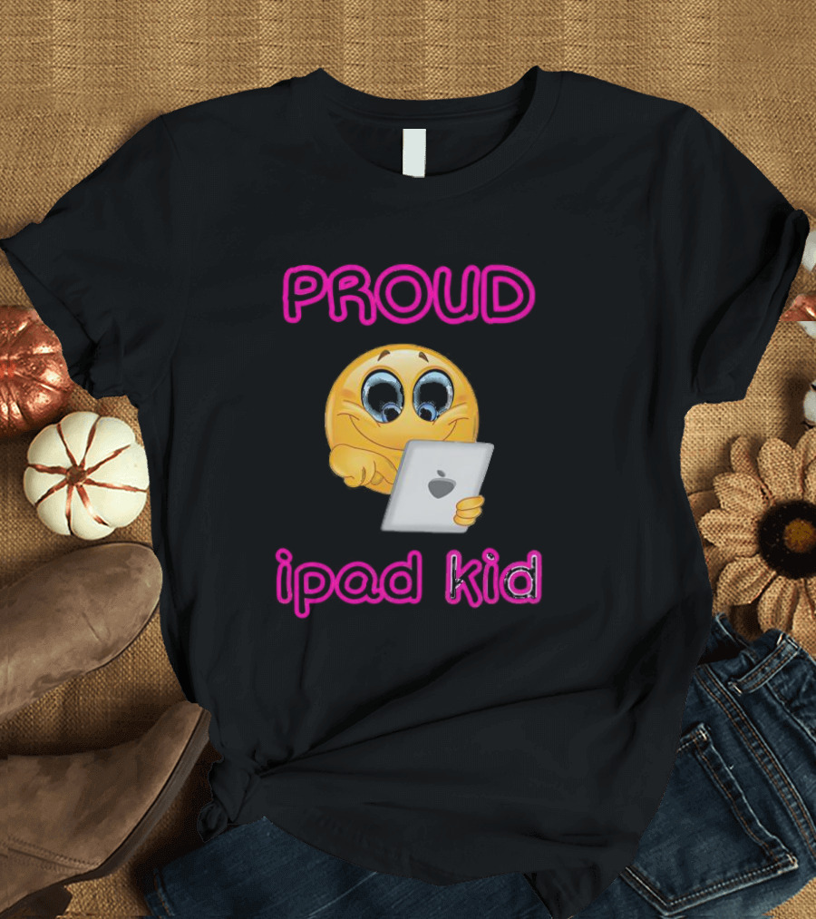 Proud IPad Kid Smile T-Shirt