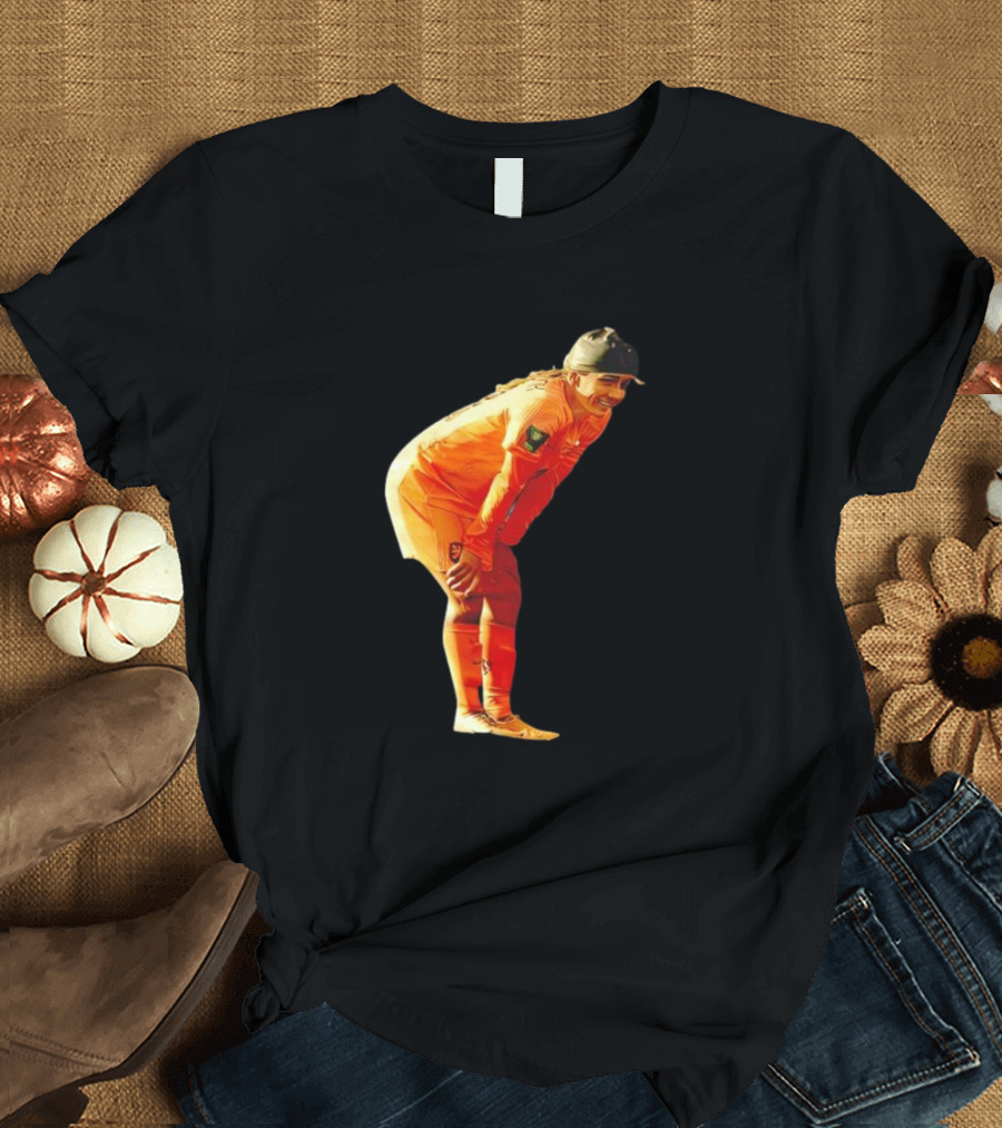 Spare One For Danielle Van De Donk Soccer Player Orange T-Shirt