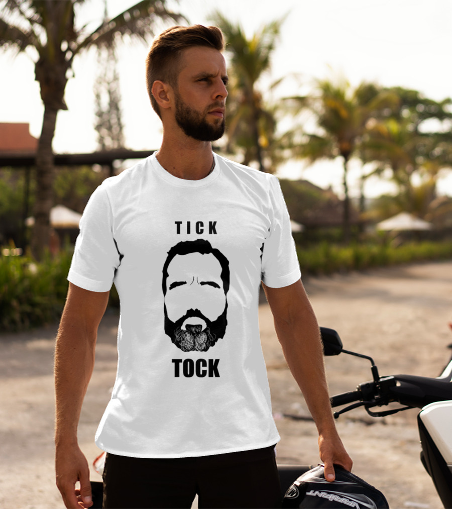 Tick Tock Jack Smith Beard Face T-Shirt
