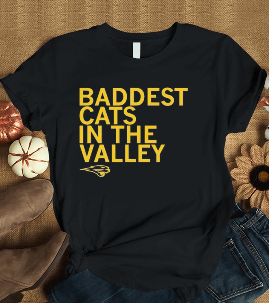 Baddest Cats In The Valley Northern Iowa Panthers T-Shirt