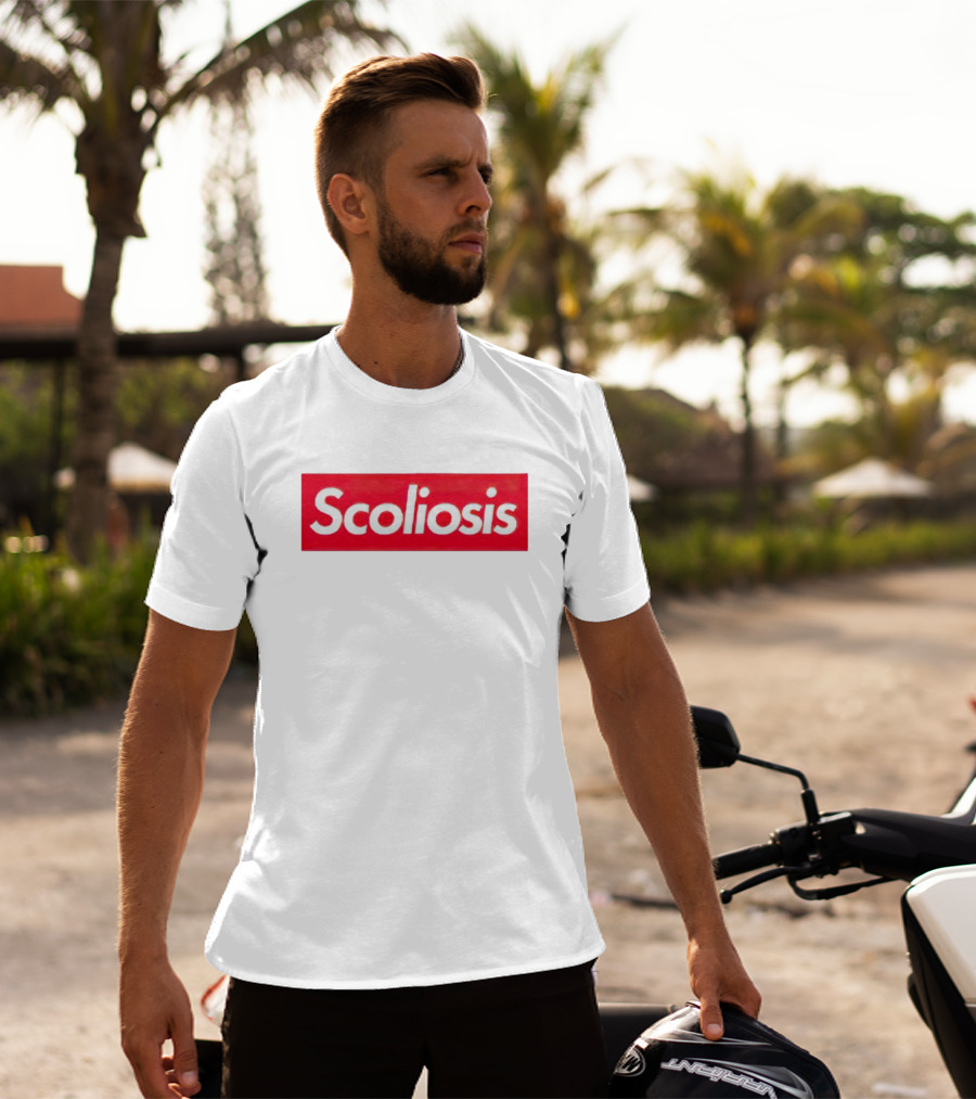 Scoliosis Red Box T-Shirt