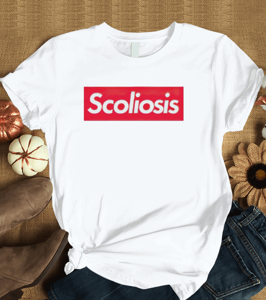 Scoliosis Red Box T-Shirt