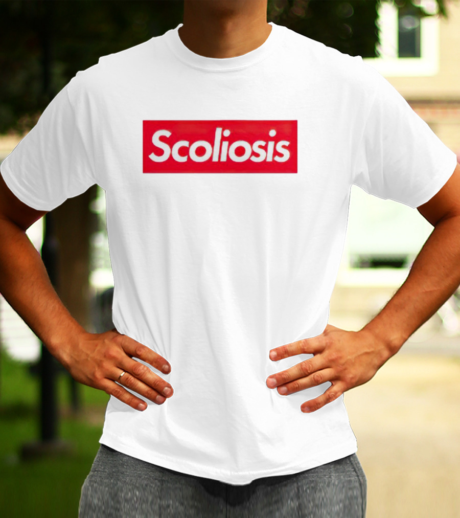 Scoliosis Red Box T-Shirt