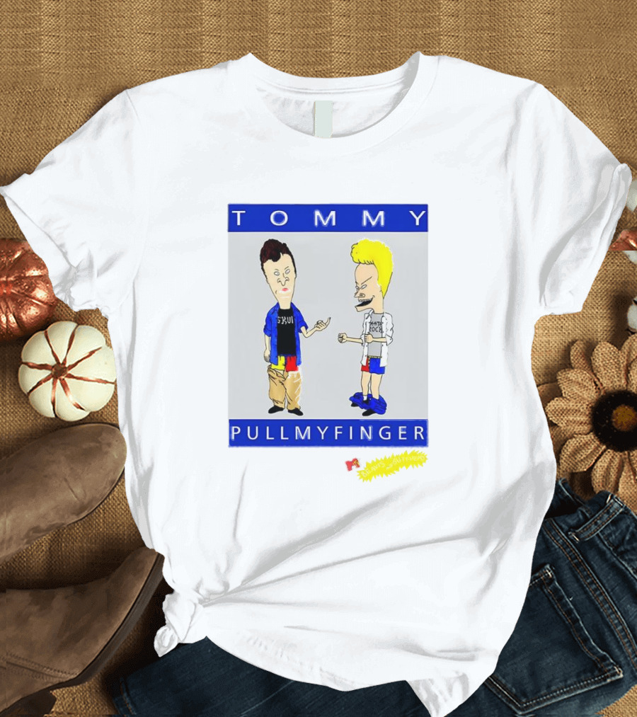 Beavis And Butt-Head Tommy Pull My Finger Album MTV T-Shirt