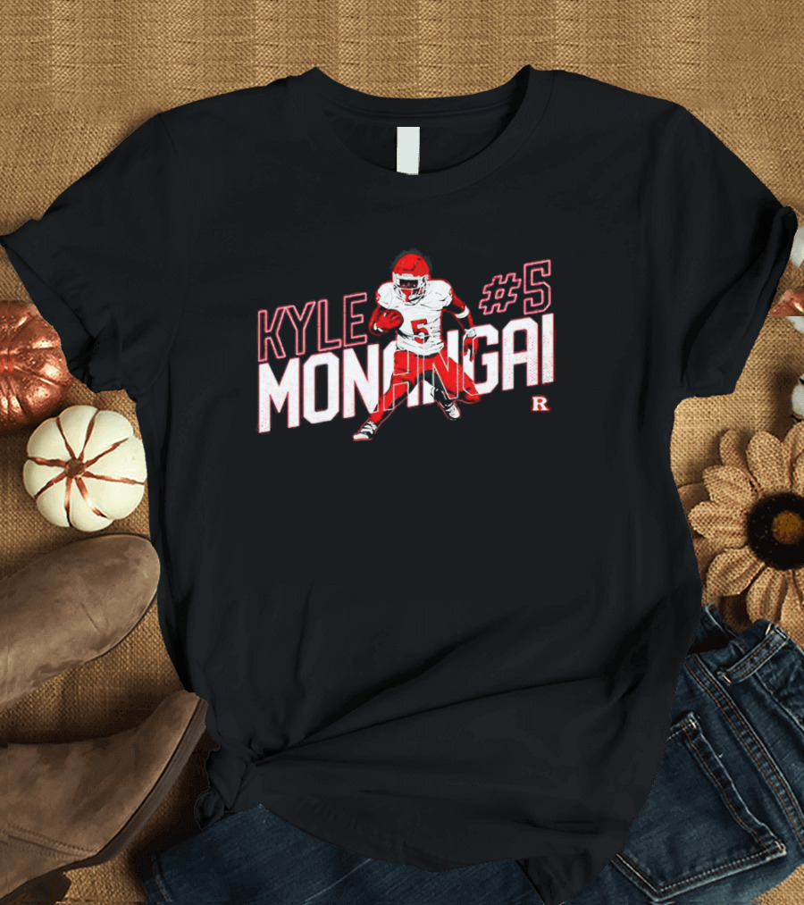 Kyle Monangai #5 Football Caricature R T-Shirt