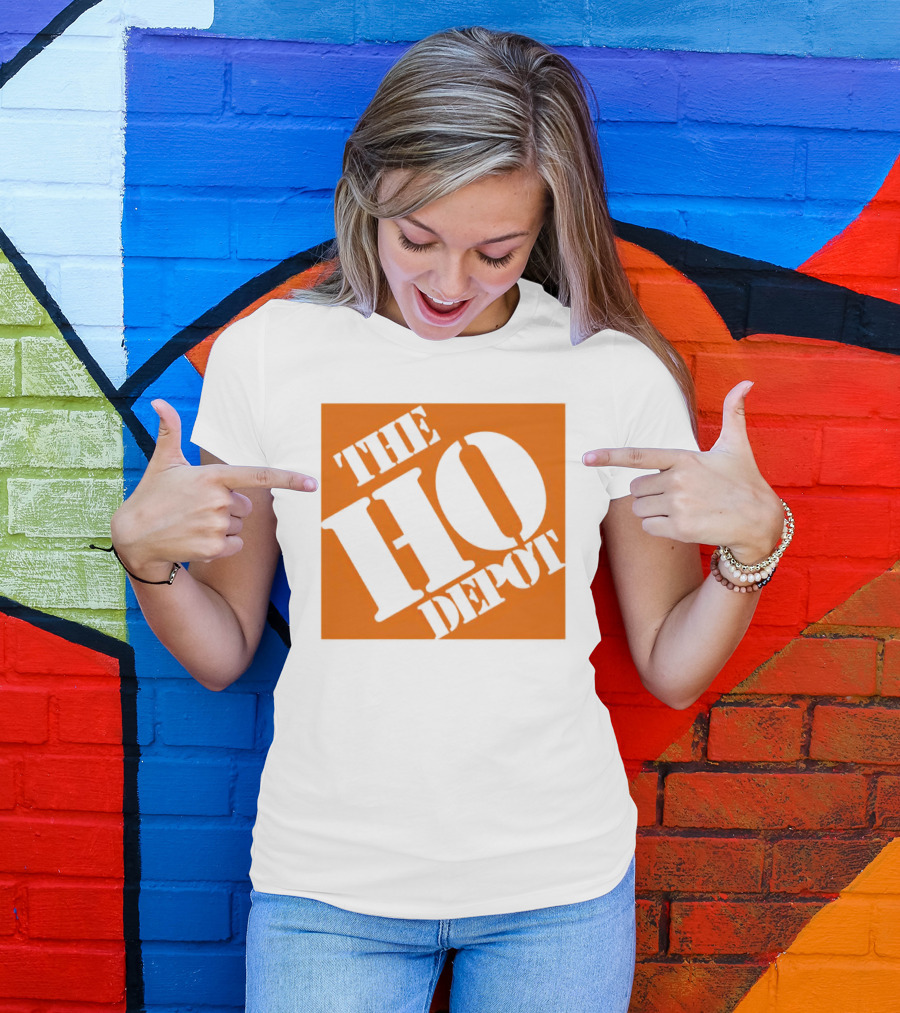 The Ho Depot Orange Square T-Shirt