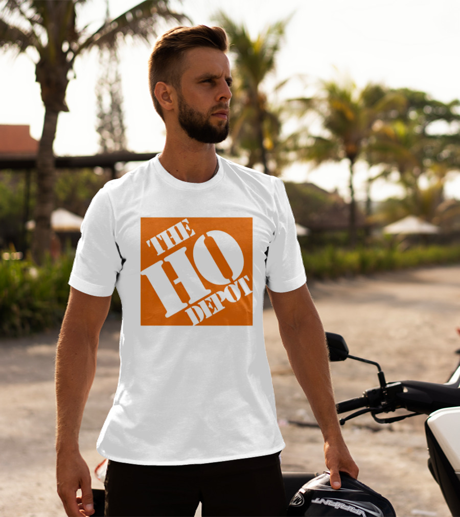 The Ho Depot Orange Square T-Shirt