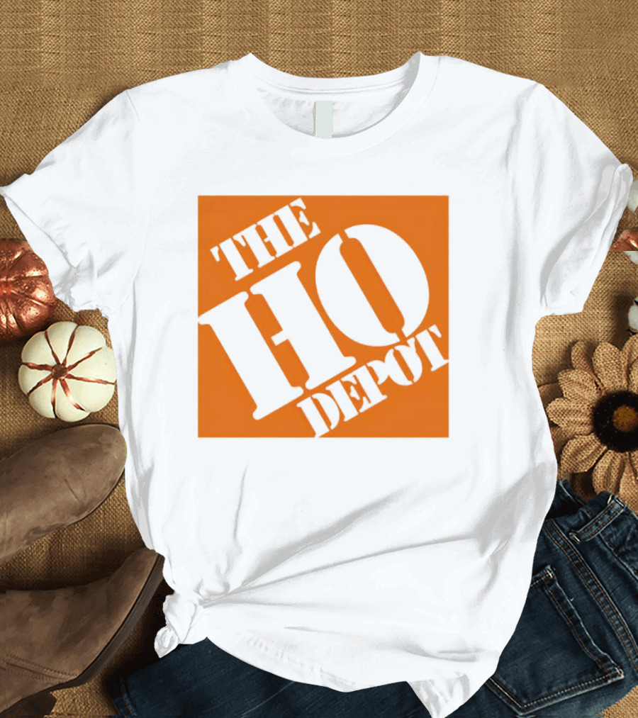 The Ho Depot Orange Square T-Shirt