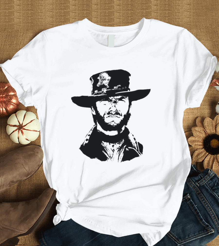 Clint Eastwood Western Hat Iconic T-Shirt