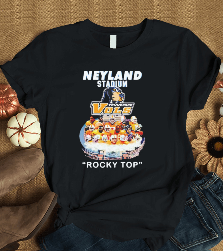 Neyland Stadium Tennessee Vols Rocky Top Football Team T-Shirt