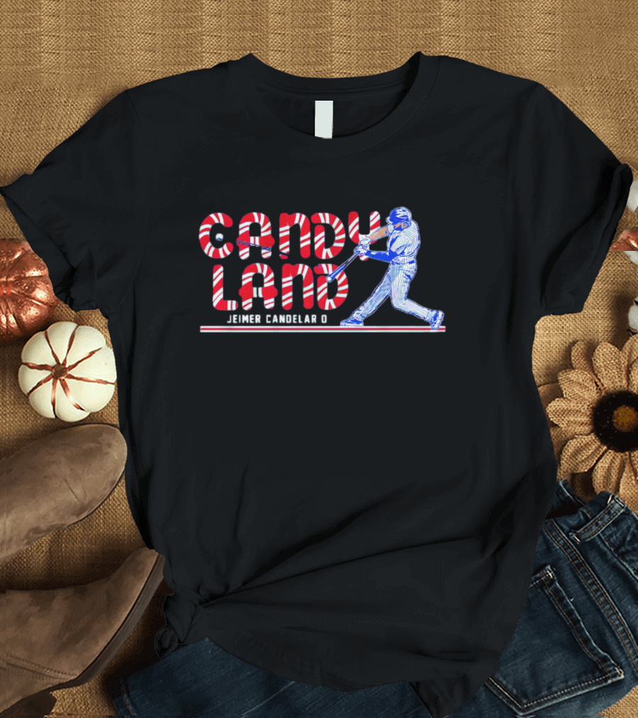 Candy Land Jeimer Candelario Chicago Cubs Baseball Batter T-Shirt