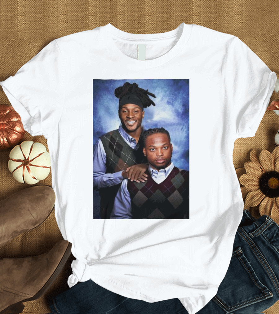 Tennessee Titans Derrick Henry DeAndre Hopkins Step Brothers Photo T-Shirt
