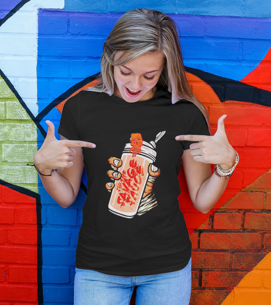 Iron Savages Consume Fiery Savage Sauce Bottle T-Shirt