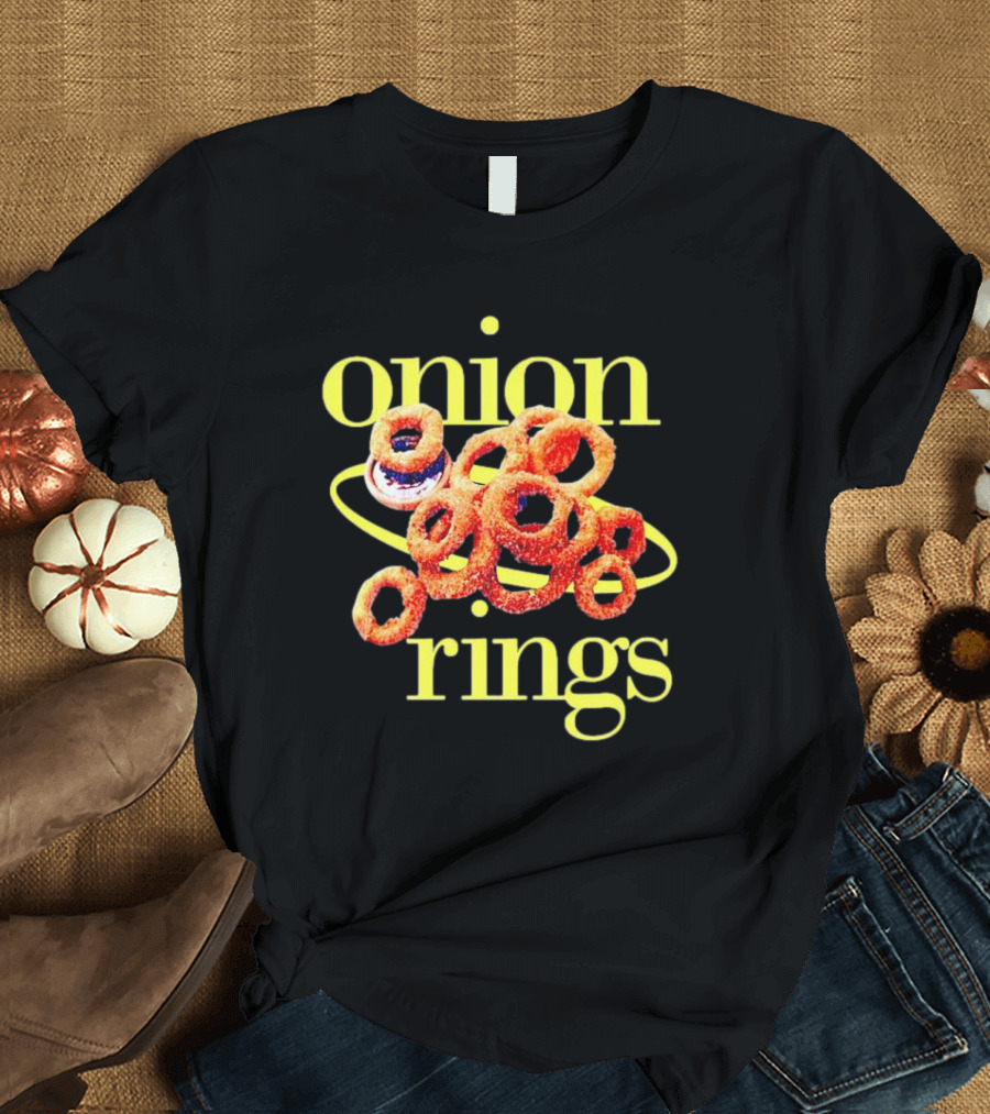 Onion Rings Saturn Orbit Rings T-Shirt